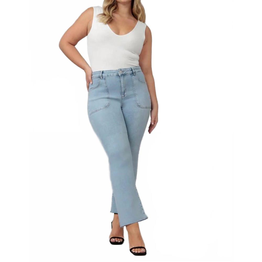 NEW LOLA JEANS billie high rise bootcut jeans in true denim